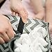 Colorful Baby Diaper Caddy – Nursery Storage Caddy and Car Organizer Bin – Easily Holds Diapers, Wipes, Toys | Baby Shower Gift for Newborn and Moms – Portable Tote Travel Diaper Bag (Moonlight Grey)
