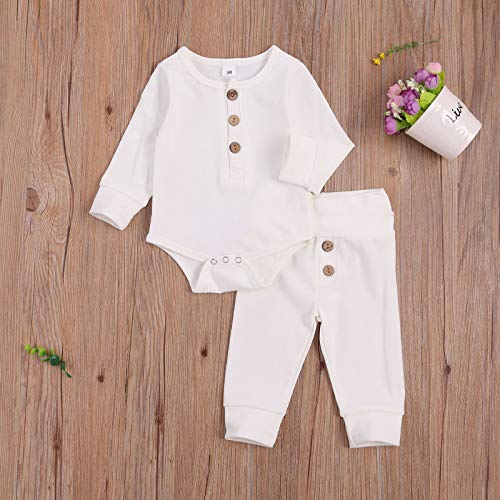 MoccyBabeLee Pasgeboren Baby Jongen Kleding Katoen Lange Mouwen Romper Bodysuit Broek Outfits Baby Jongens Pyjama 0-18… - Image 3