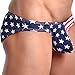 Ofocam Men's Briefs USA American Flag Underwear Bikini Swimsuit Beach Sport