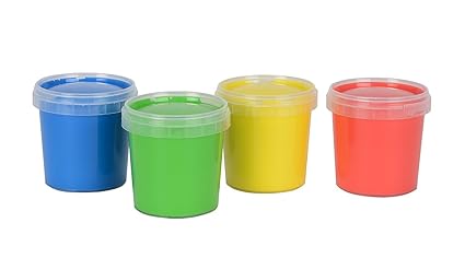 Simba 106334998 - Art & Fun Fingermalfarben 4 x 150g