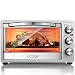 Toaster Oven 6 Slice Oven Toaster SpeedBaking, for Toast/Bake/Broil Function with 4 Heating Elements Intuitive Easy-Reach Toaster Oven Broiler, Stainless Steel Toaster Oven