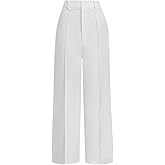 SOLY HUX Women's High Waisted Pants Straight Leg Dress Pants Business Work Office Trousers