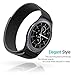 Cbin Smartwatch Samsung Gear S2 Classic/Gear Sport Band, Stainless Steel Magnetic Mesh Milanese Loop Closure Replacement Band For Samsung Gear Sport SM-R600 & Gear S2 Classic SM-R732 SM-R735 Black