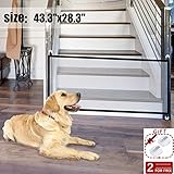 Pet Safety Gate Magic Dog Gate Magic Gate for Dog,43.3