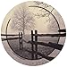 Set of Four Fence in the Mist Occasion Coasters - Style EHS2