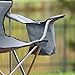 Coleman Portable Camping Chair with 4-Can Cooler, Fully Cushioned Seat and Back with Side Pocket and Cup Holder, Carry Bag Included, Collapsible Chair for Camping, Tailgates, Beach, and Sports