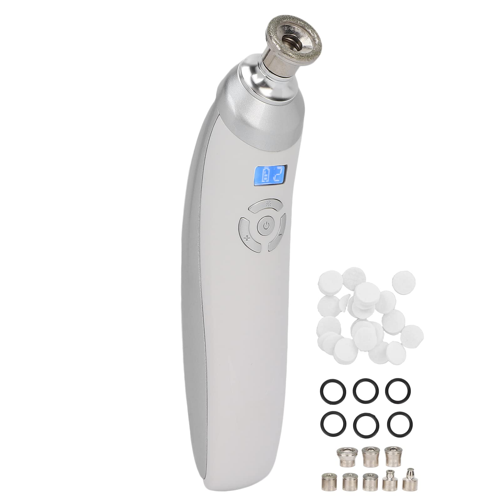 Nunafey Microdermabrasion Machine, Pen Skin Care Tool for Home Travel Use, Promotes Metabolism, Collagen Fiber Production, Skin Cell Regeneration, Blackhead Removal