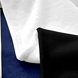 Feelyou Kids Navy Blue Geometric Plush Blanket