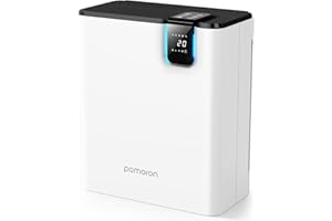 POMORON Air Purifiers for Home Large Room Bedroom Up to 1076Ft² with Air Quality Sensor&Auto Mode PM2.5 Reading UV Light H13 True HEPA Air Purifier Filter 99.97% of Dust Pollen Smoke Pet Dander Odor
