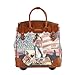 Nicole Lee Fiona Rolling Business Tote, Cowgirl Flag, One Size
