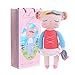 Me Too Angela Stuffed Ballerina Girls Baby Plush Dolls Gifts for Baby Kids 12