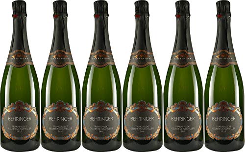 Thomas Behringer Gelber Muskateller Sekt Brut (herb) (6 x 0.75 l)