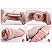 UEE Realistic Cock Sleeve Extender Extension Penis Sheath Cage Ball Stretcher