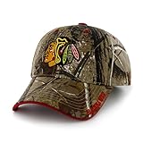 NHL Chicago Blackhawks '47 Frost MVP Camo Adjustable Hat, One Size Fits Most, Realtree Camouflage