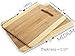 Core Kitchen 11 in. W x 14 in. L Beige Bamboo Cutting Board