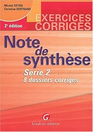 Note de synthèse