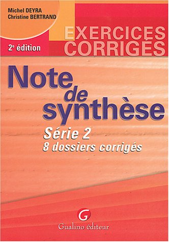 Note de synthèse