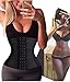 Gotoly Waist Trainer Corset for Weight Loss Sport Workout Tummy Fat Burner (3XL, Black)