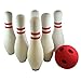 KOVOT Foam Bowling Set: Includes (6) Kid-Safe Junior Rubber Foam Pins & (1) Red Mini Foam Ball