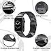 for Apple Watch Band Black 42MM/44MM Stainless Steel Strap Wristband for Replacement iWatch Strap with Comfortable Durable Folding Metal Clasp Classic Buckle Wrist Watch Strap,Updated Version