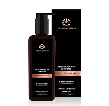 The Man Company Apple Cider Vinegar Anti Dandruff shampoo No Paraben & Sulphate - 200 ml