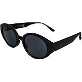 AlterImage Jackie Fashion Retro Sunglasses for Women Black Frame w/Smoke Lenses