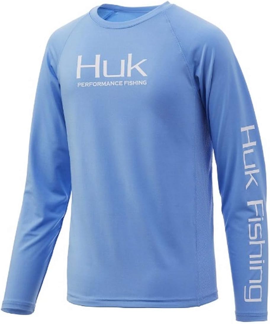 ETC Huk Performance Fishing Youth Pursuit Carolina Blue