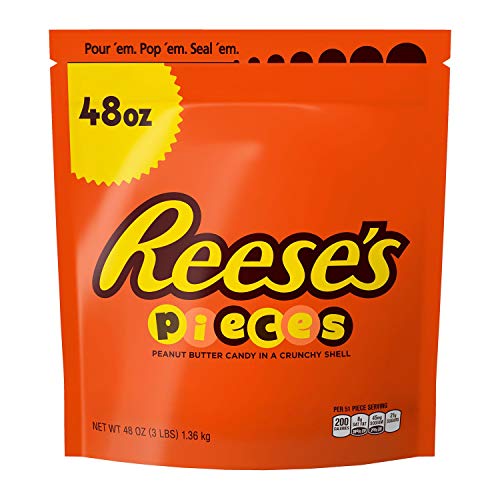 Reeses Pieces Candy Bulk 3 Pound Bag by FIRST CLASS VENDING Sugar