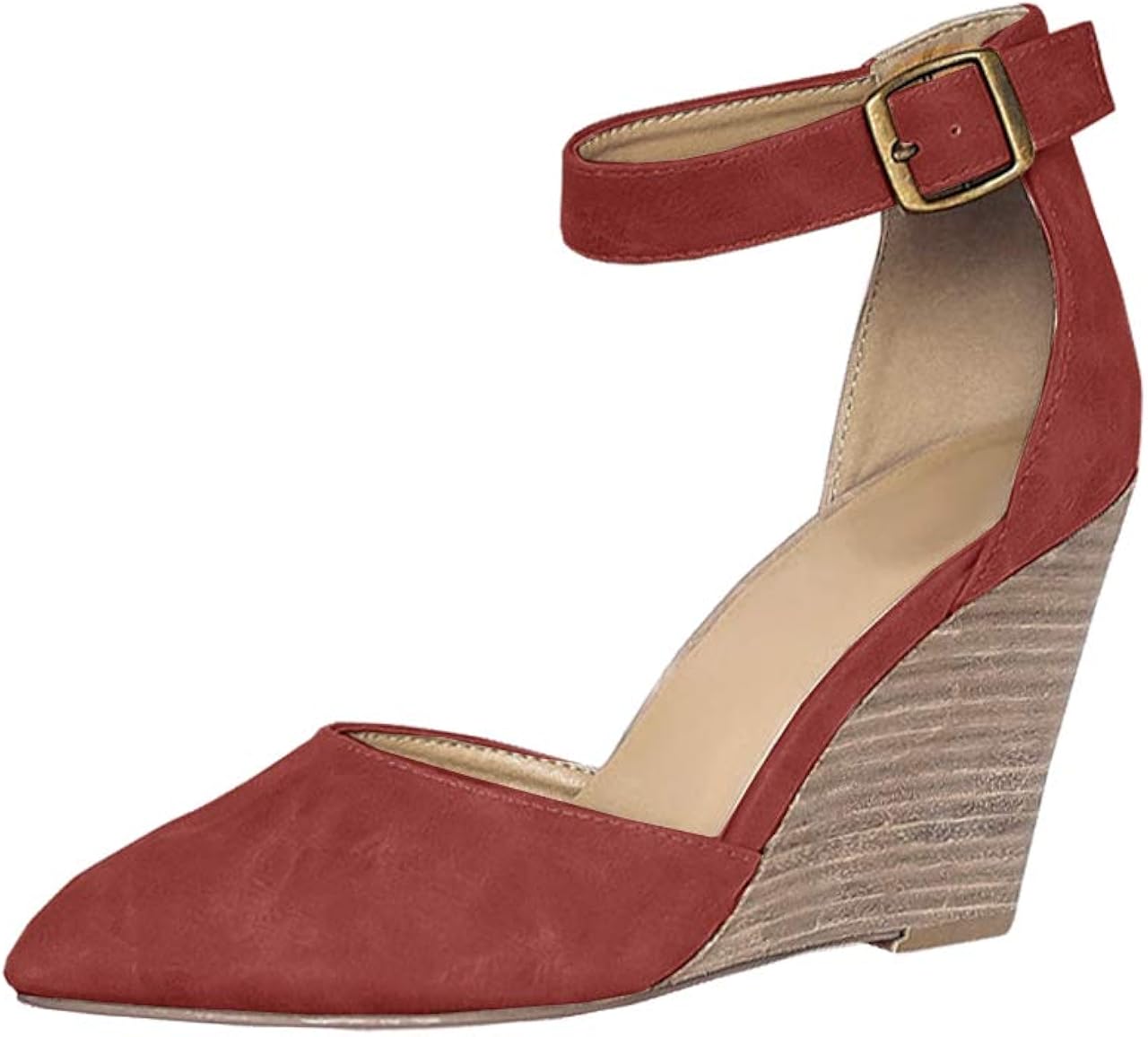 closed toe high heel wedges