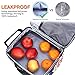 Leakproof Insulated Reusable Cooler Lunch Bag - Durable Compact Office Work School Lunch Box with Multi-Pockets & Detachable Buckle Handle for Women,Men and Kids-Big Blue Peony