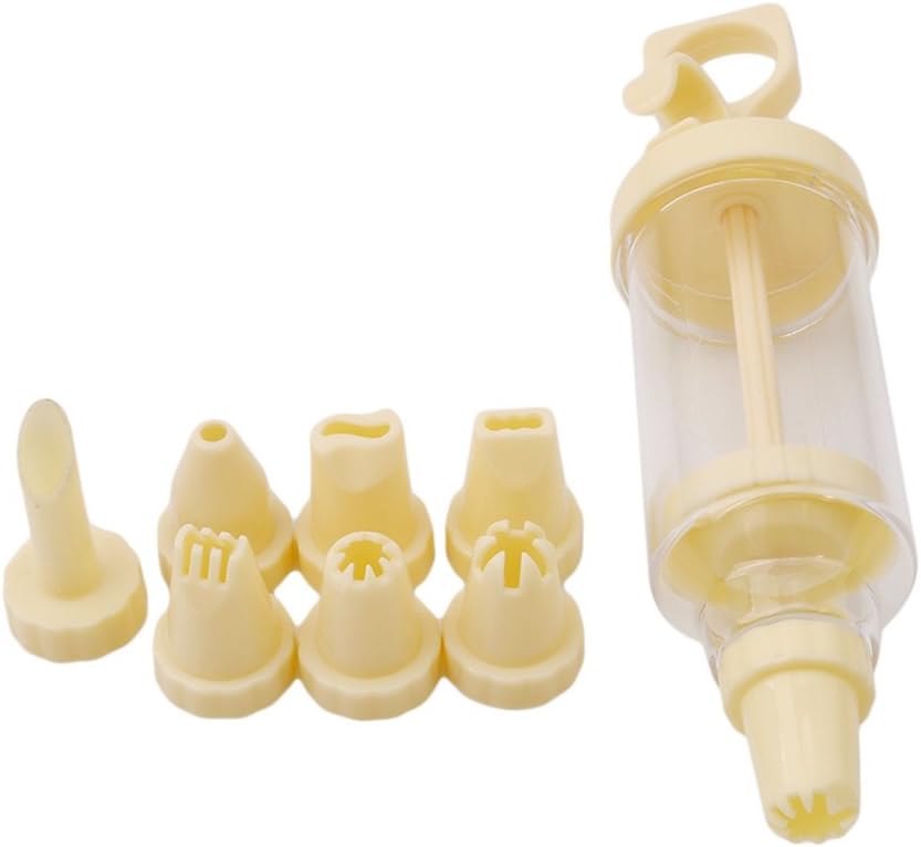 LALANG 9pcs DIY Cupcake Filling Injector Decorating Set Cake Pastry Crafts Baking Tool for Beginner