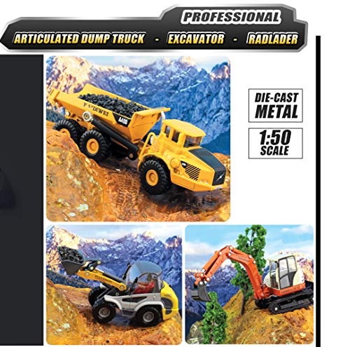image for HapiSimi Vehicle Toys, Construction Site Play Set, Learning, Early Dev