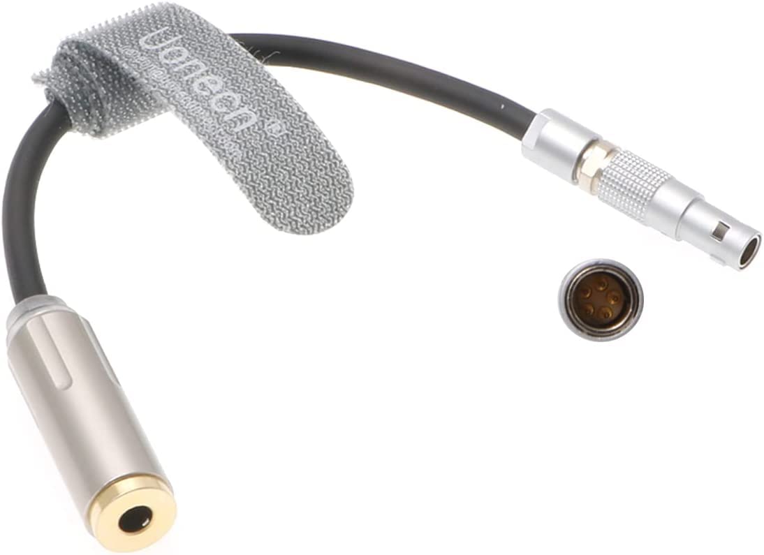 Uonecn Audio Cable for Z-CAM E2-S6 Straight 00B 5-Pin Male to Stereo TRS 3.5mm Female