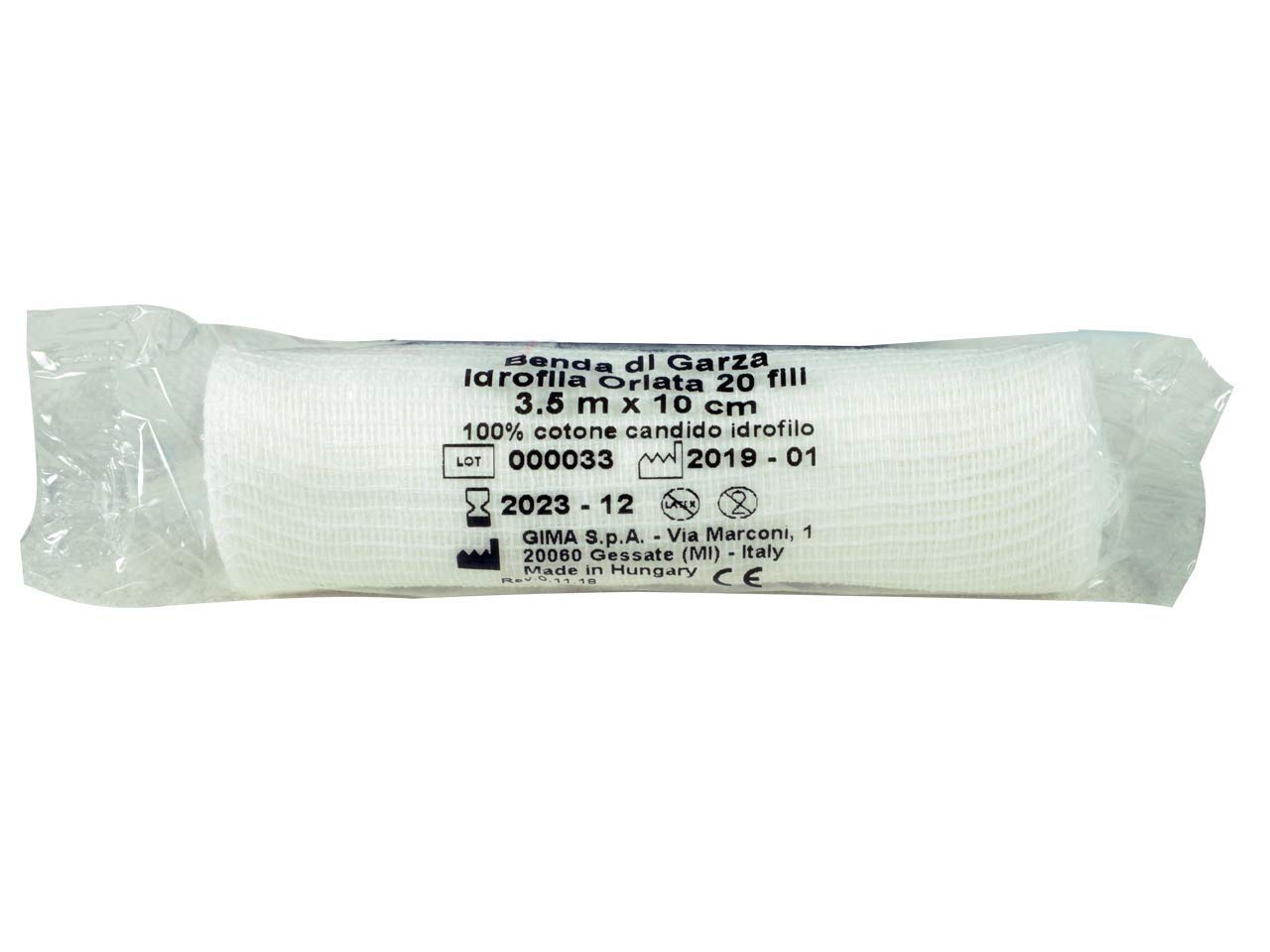Gima 34842 Gauze Bandages, 3.5 m x 1 cm - Image 3