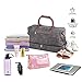 Duffel Bag Weekender Bag for Men and Women Canvas Travel Overnight Carry on Bag with Shoes Compartment Grey