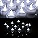 60 PCS Flameless Tea Lights, AGPtEK Battery Operated No flicker Steady LED Candles for Wedding Party Festival Decoration Occasions - Cool White