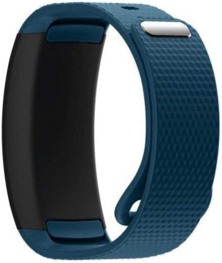 Voberry Luxury Silicone Watch Replacet Band Strap for Samsung Gear Fit 2 Sm-R360 Navy