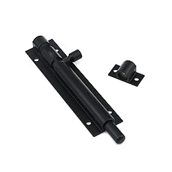 Bitray 4-inch Slide Bolt Latch Matt Black Slide