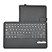 Samsung Galaxy tab E 9.6 Keyboard case, KuGi ® High quality Ultra-thin Detachable Bluetooth Keyboard Stand Portfolio Case / Cover+ Free stylus for Samsung Galaxy tab E 9.6 tablet. (Black)