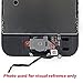 OmniRepairs Home Button Flex Cable Replacement with Rubber Gasket, Screws (2) for iPhone 5s and iPhone SE and Repair Toolkit (Gold)