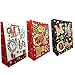 Premium, Sparkly Gift Bags For Wrapping - Set Of 3 Large Christmas Bags - Large 13