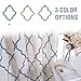 Moroccan Print Tier Curtains Kitchen Cafe Half Window Panels 1 Pair 26