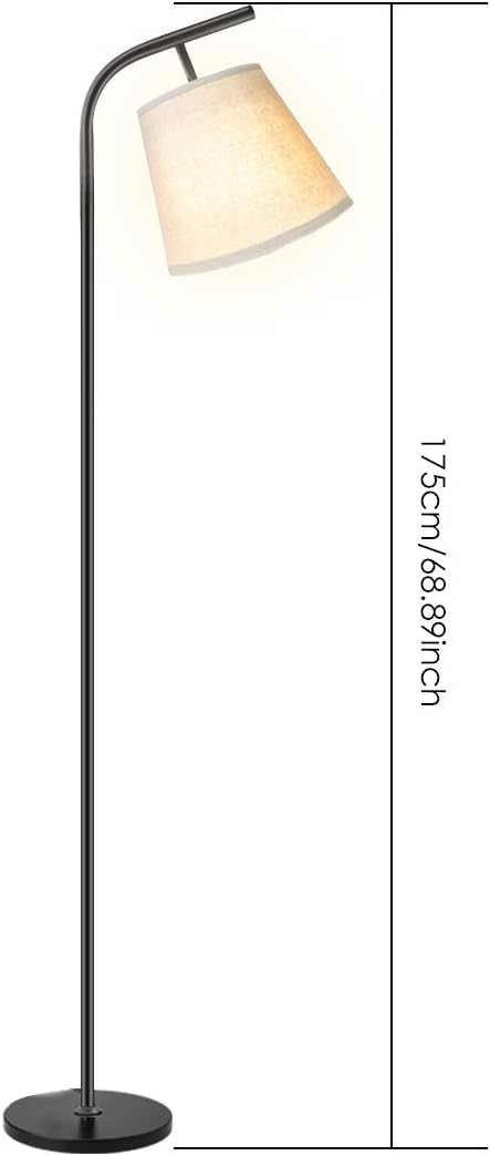 Wellwerks Arc Floor Lamps, Super Bright LED Torchiere Metal Floor Lamps, LED Floor Light with Remote Control，Standing Lamp with Stepless Dimmer for Living Room, Office and Bedroom - - 