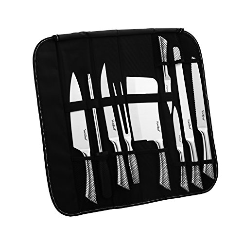 Price tracking for VonShef 9 Piece Professional Kitchen Knife Carry Set Stainless Steel