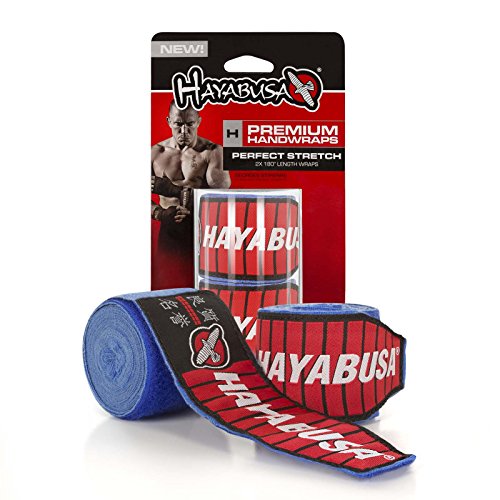 Hayabusa Perfect Stretch v3 Mexican Style 180" Boxing Hand Wraps (Blue)