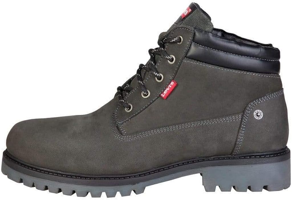 Levi's Men Grey Ankle Boots Clothing