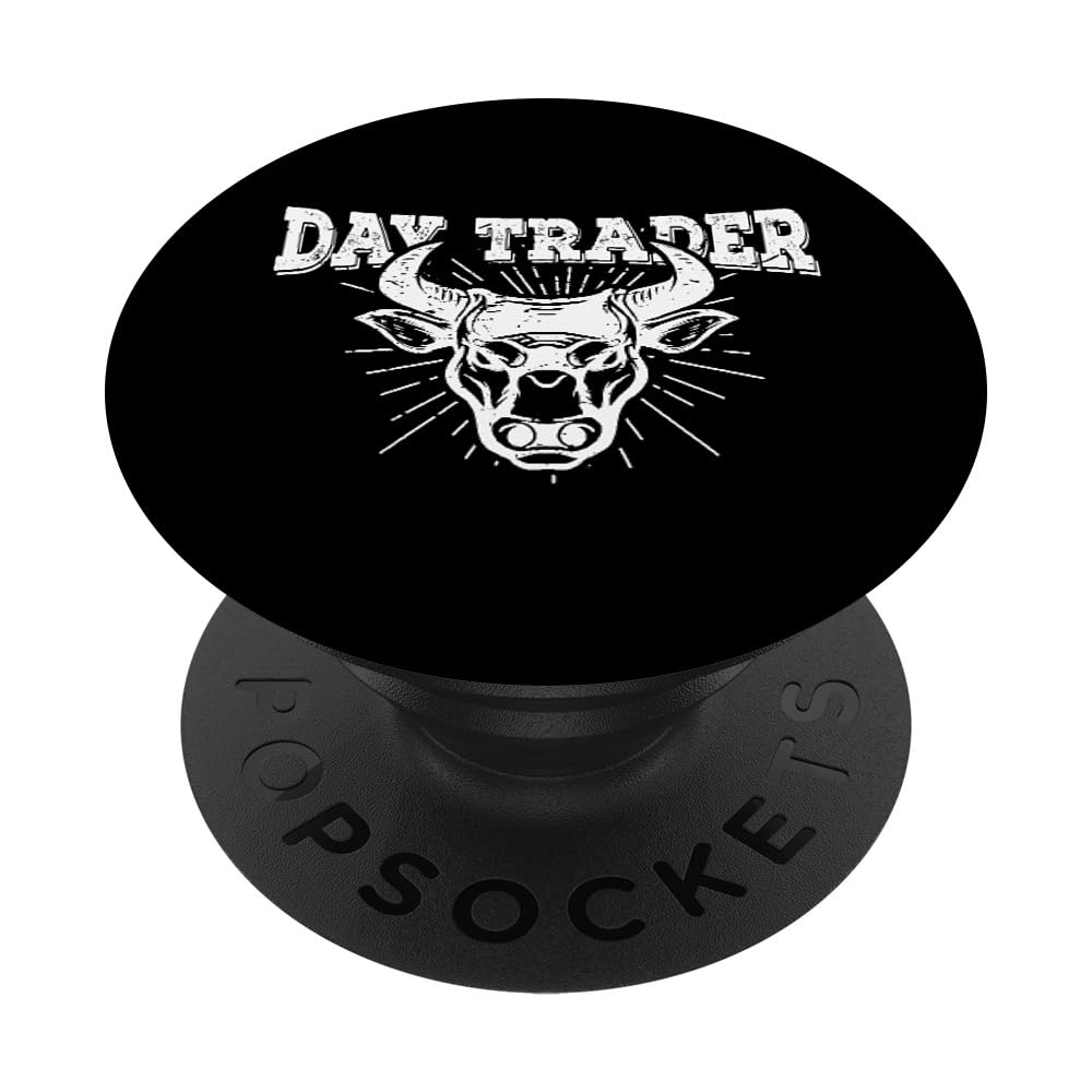 Day Trading Stock Exchange Investor Finance Gift PopSockets Adhesive PopGrip