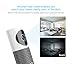 Clever Dog 2nd Generation 960P 120°Wide Angle Lens Wireless wifi security camera with night vision,motion detection,alert message Support Max 128GB SD card for Iphone Ipad Android（with adaptor)(Grey)