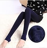 A + Plus Women Winter Super Warm Velvet Stretchy Leggings Pant