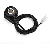 Lagnlnaoy 3-Pin Universal Motorcycle Digital Odometer Sensor Wire Meter Tachometer Cable Sensor Matal Mileage Assembly Modification Parts